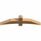 Ekena Millwork Bellingham Timber Gable Bracket, Western Red Cedar, 60"W x 15"H x 5 1/2"D x 5 1/2"F, 6/12 Pitch GBW060X15X0606BEL00SWR - alternate 3